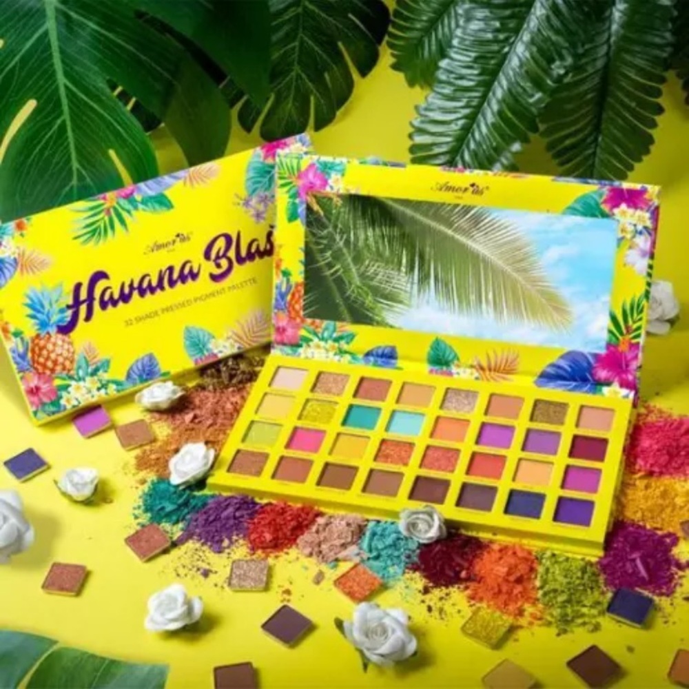 💎 Amor Us HAVANA BLAST Pressed Pigment Palette Eyeshadow Palette New